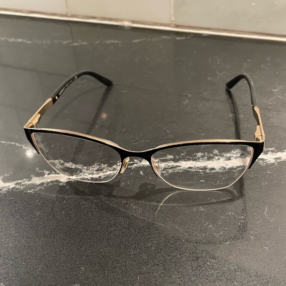 ✨Versace Mod Black & Gold Eyeglasses✨ Style: 1218 - Picture 8 of 10